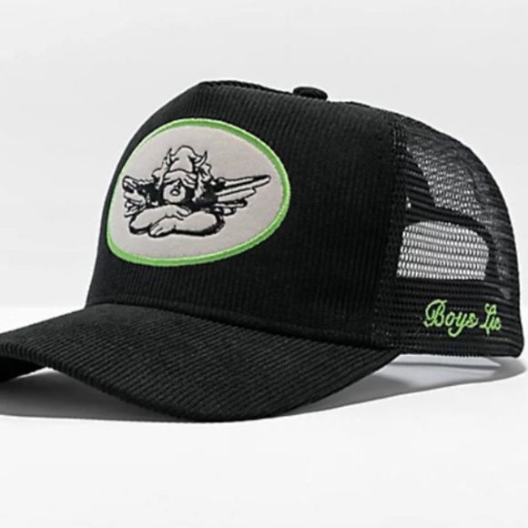 BOYS LIE Black Trucker Hat - Picture 5 of 5
